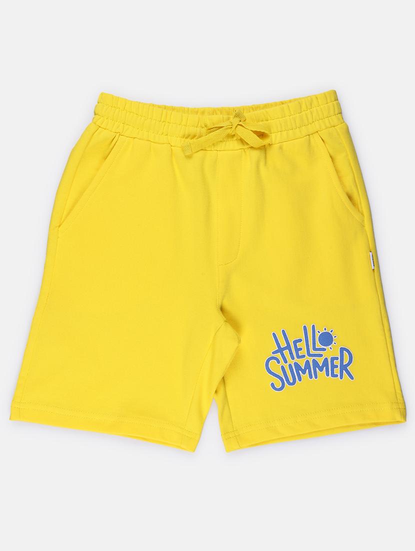 kids yellow cotton shorts  - 21304059 -  Zoom Image - 0