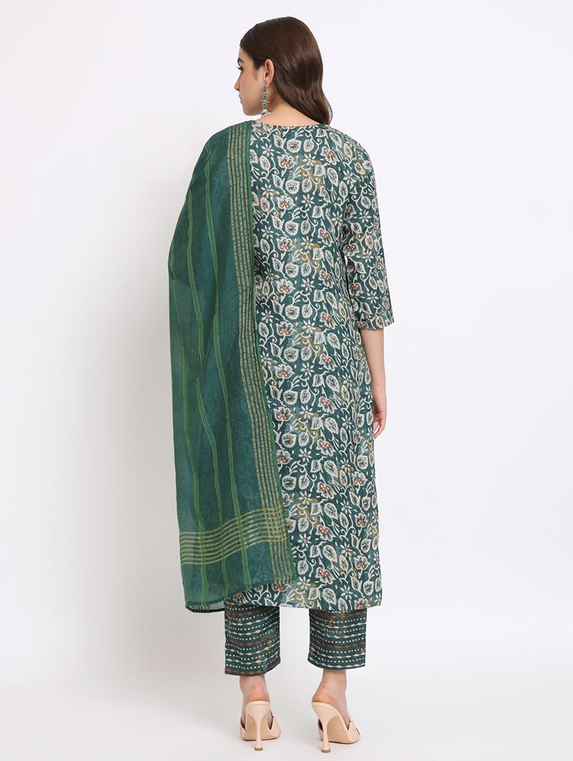 women kurta pant set with dupatta - 21304167 - Standard Image - 3