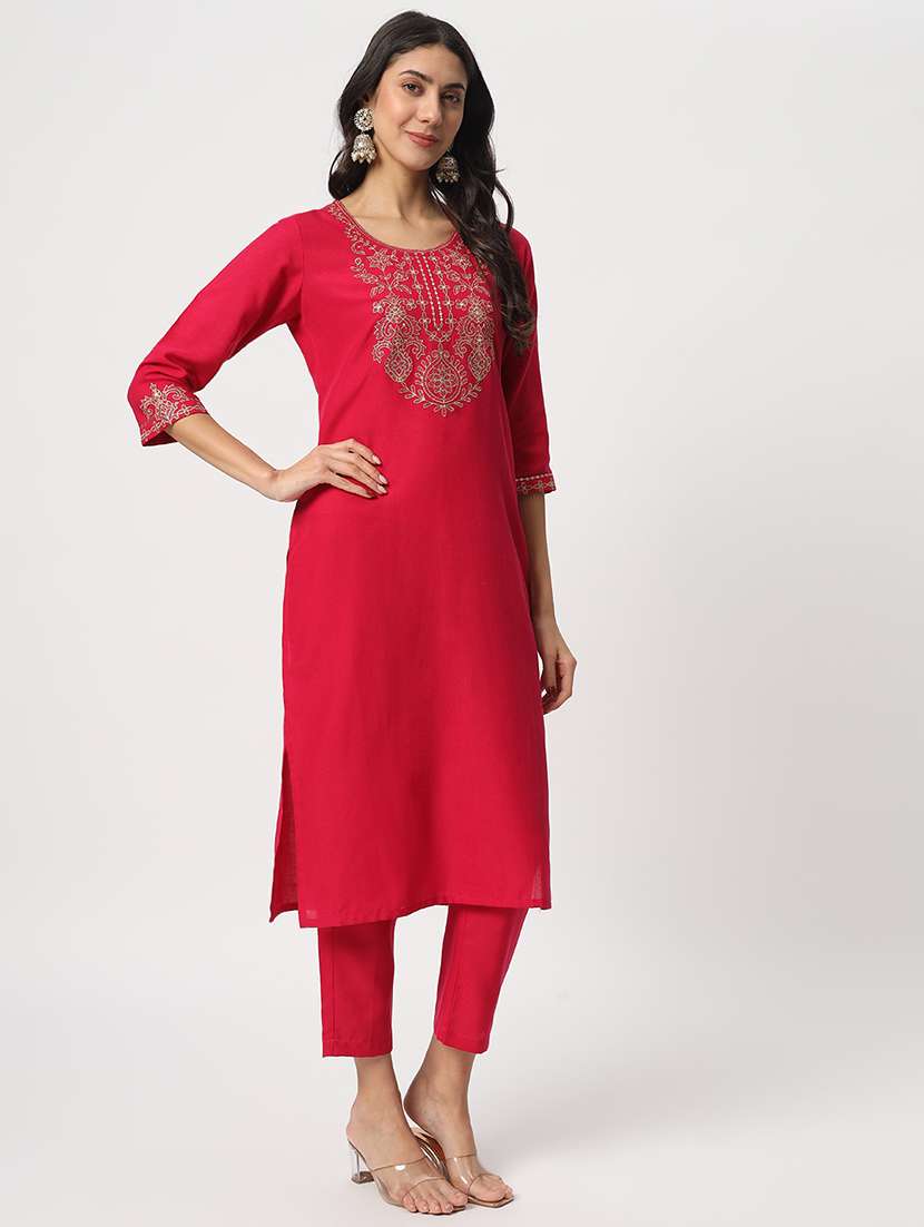women kurta pant set with dupatta - 21304170 -  Standard Image - 3