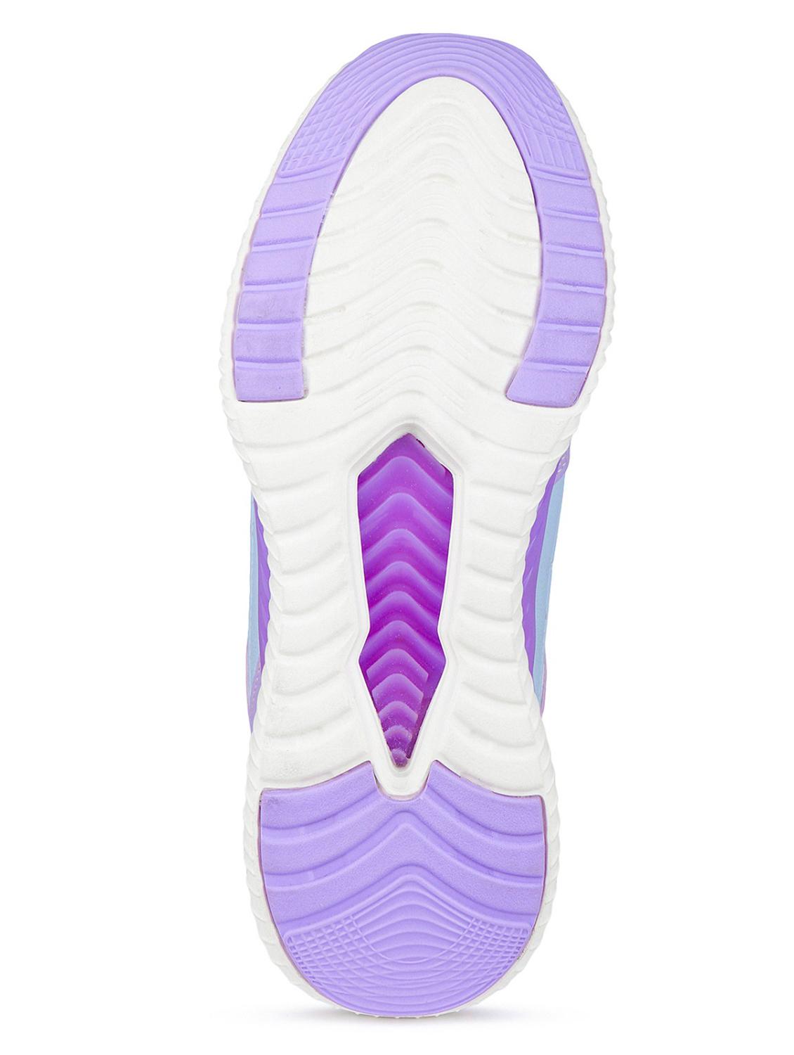 purple lace-up sports shoes - 21304854 - Standard Image - 3
