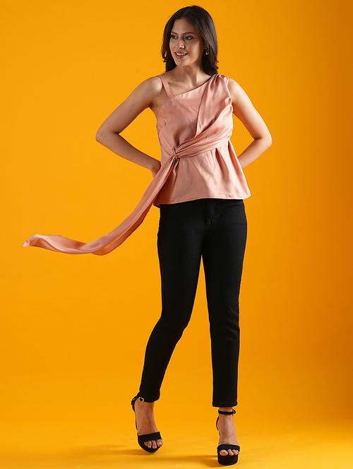 pink solid regular top - 21305267 - Standard Image - 0