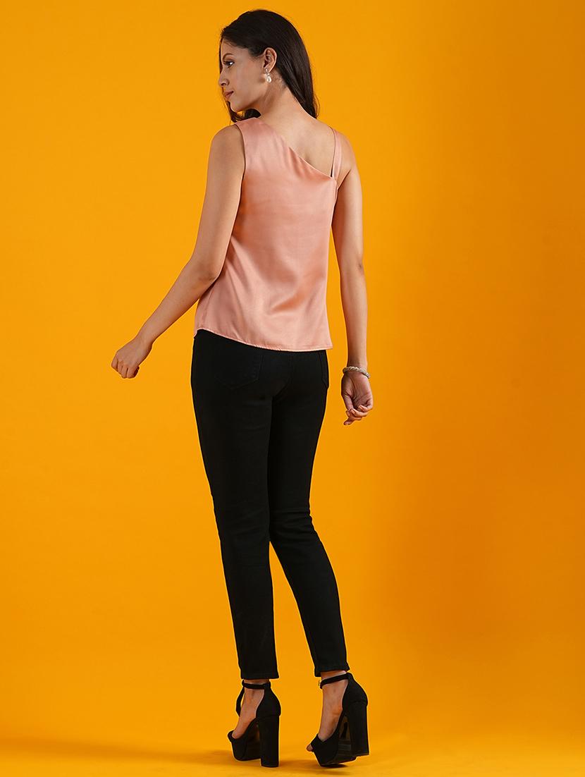 pink solid regular top - 21305267 - Standard Image - 3