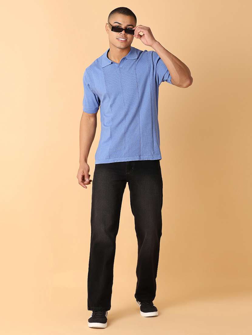 men solid short sleeves polo t-shirt - 21305544 -  Standard Image - 3