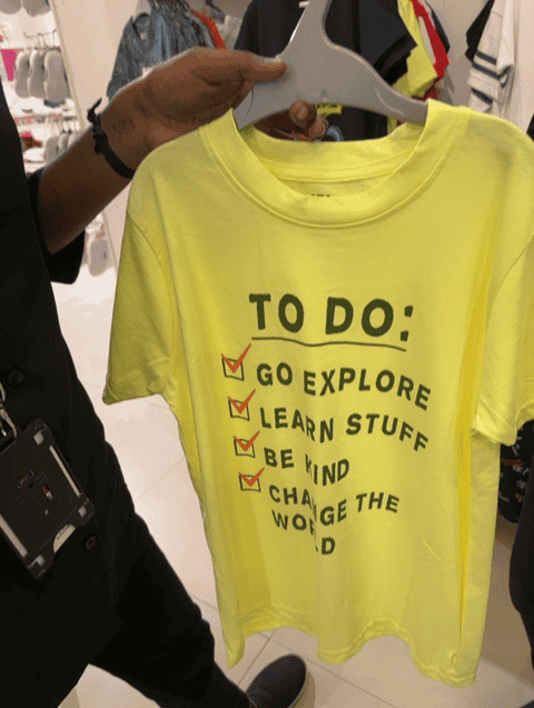 yellow cotton single jersey tshirt - 21307687 - Zoom Image - 0