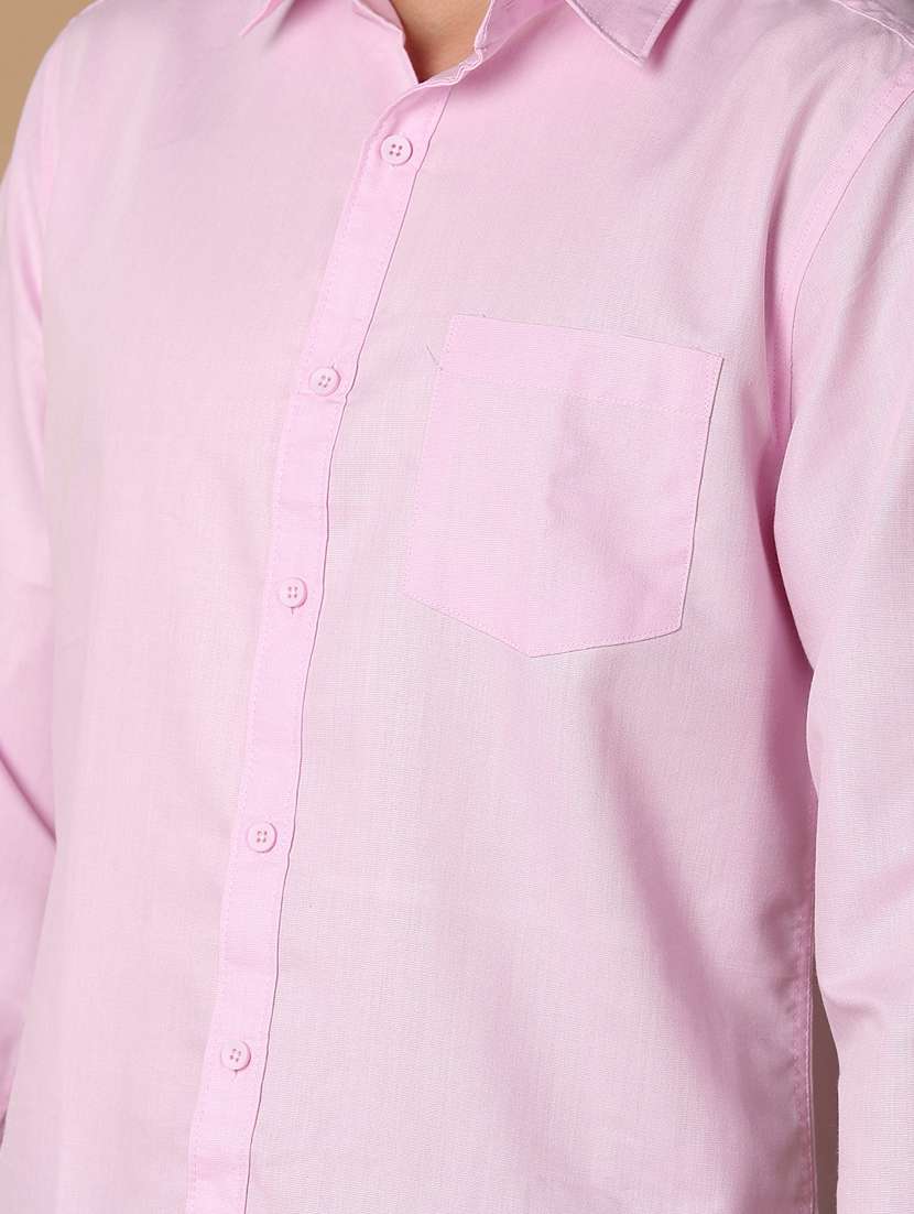 men solid cotton casual shirt - 21307696 -  Standard Image - 5