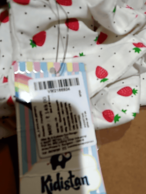 off white cotton single jersey frock - 21307712 - Standard Image - 0