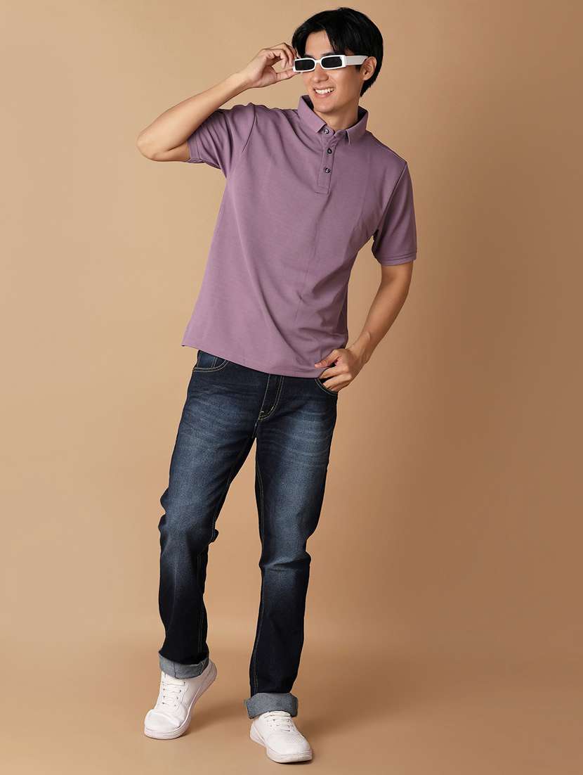 men polo neck short sleeves t-shirt - 21307758 -  Standard Image - 3