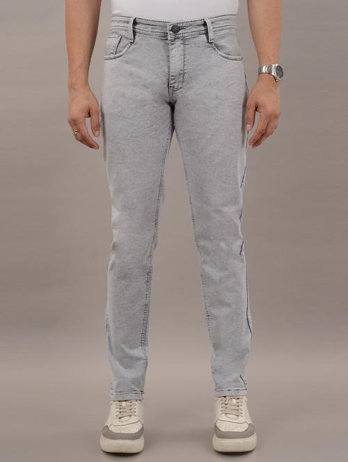 men mid rise plain jeans - 21307999 -  Standard Image - 0