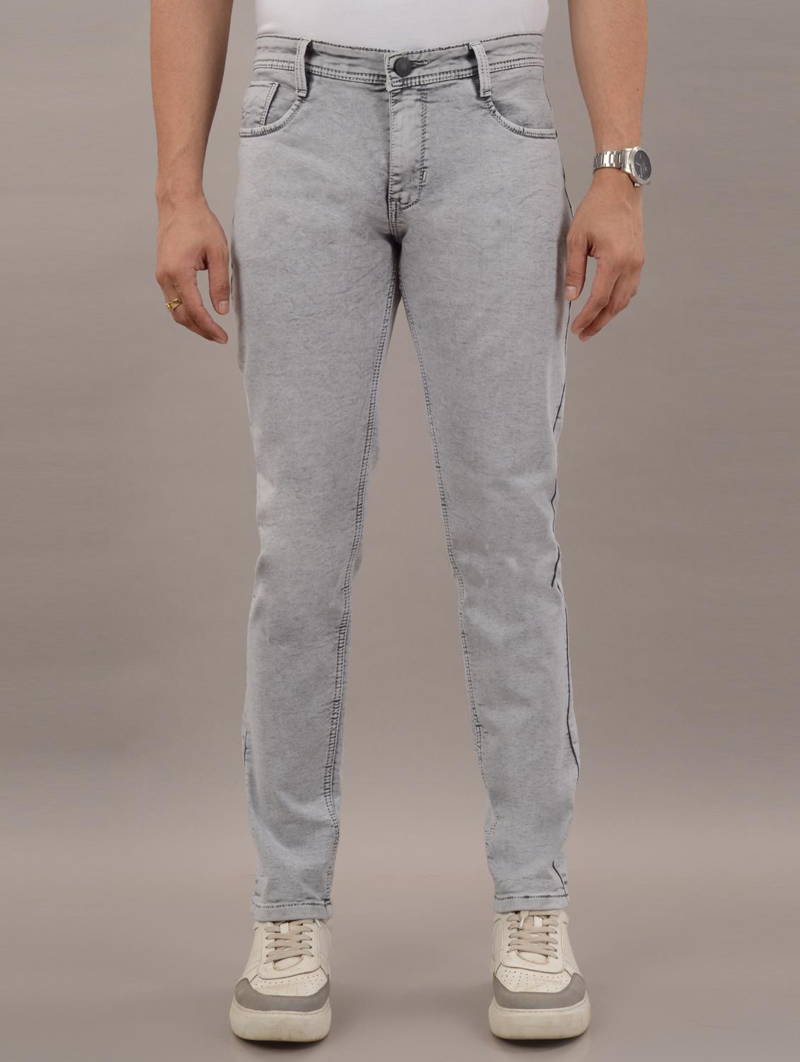 men mid rise plain jeans - 21307999 -  Zoom Image - 0
