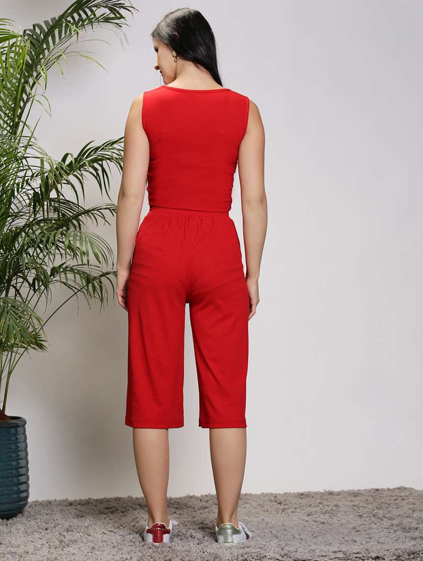 women pack of 2 solid sleeveless crop top - 21308024 -  Standard Image - 3