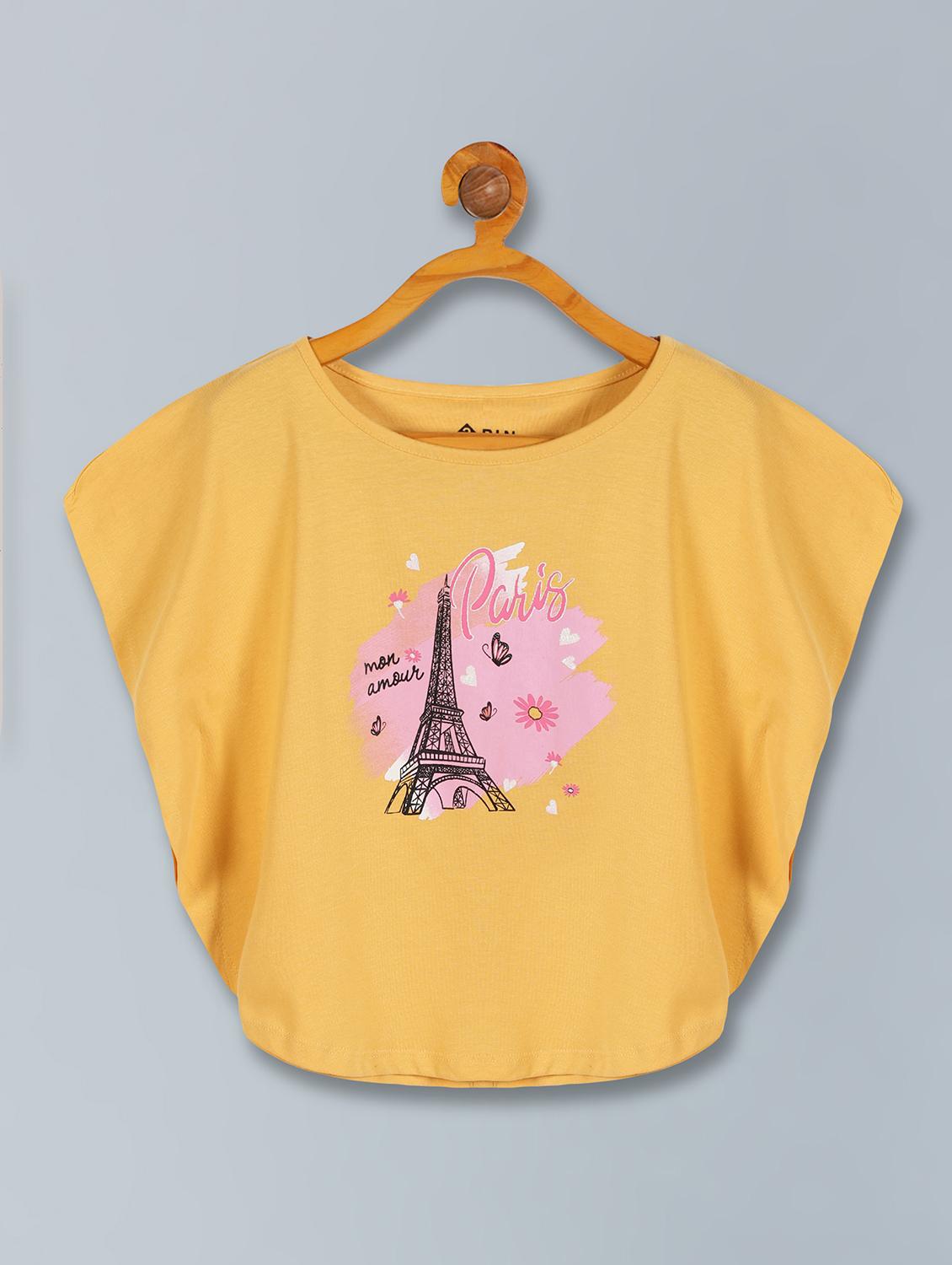 kids yellow viscose top - 21308330 - Zoom Image - 0