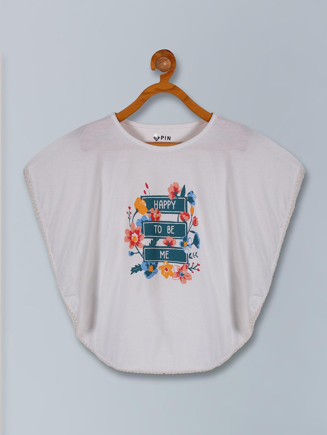 kids white viscose top - 21308331 -  Zoom Image - 0