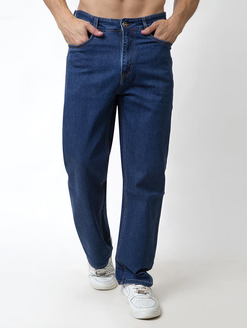men solid mid rise straight jean - 21308378 -  Zoom Image - 0