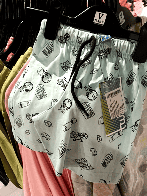 olive cotton single jersey shorts & three fourth - 21308413 - Standard Image - 0
