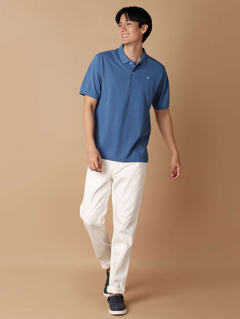 men polo neck short sleeves t-shirt - 21308425 -  Standard Image - 3