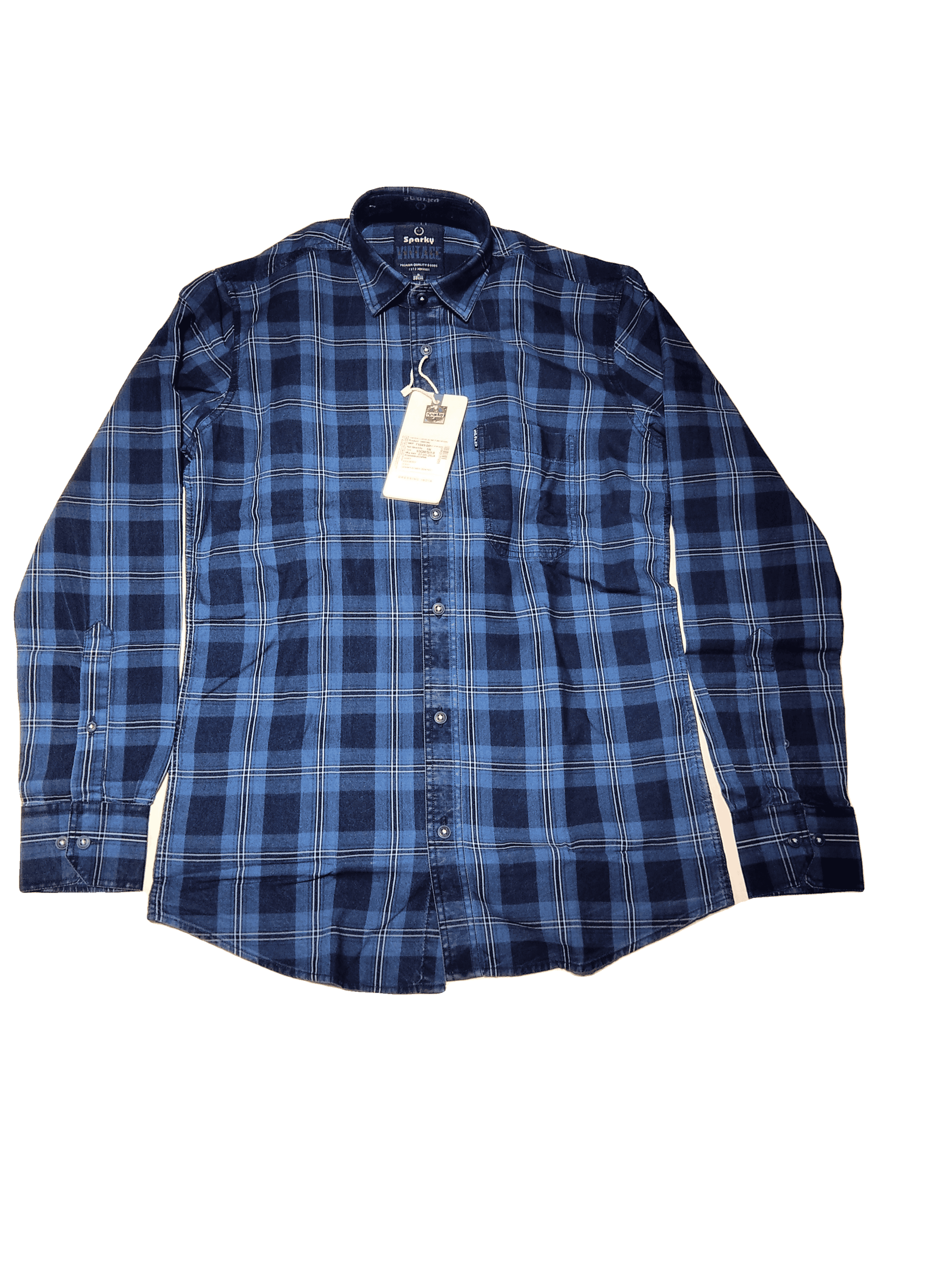 assorted indigo casual shirt - 21308489 -  Zoom Image - 0