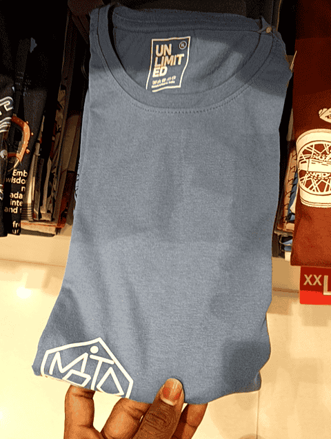 light blue cotton single jersey tshirt - 21308494 - Standard Image - 0