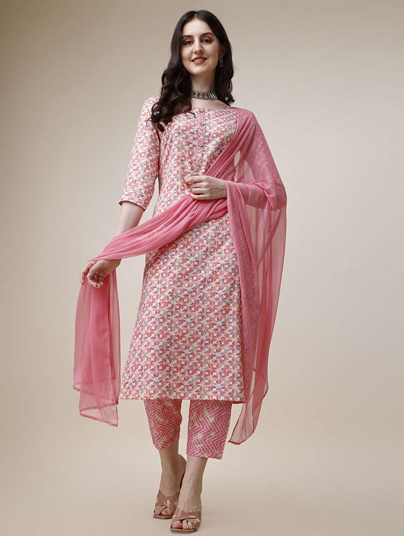 women white kurta dupatta set - 21308991 - Zoom Image - 0