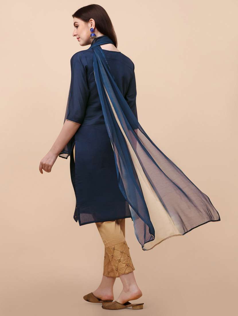women kurta pant set with dupatta - 21309009 - Standard Image - 3