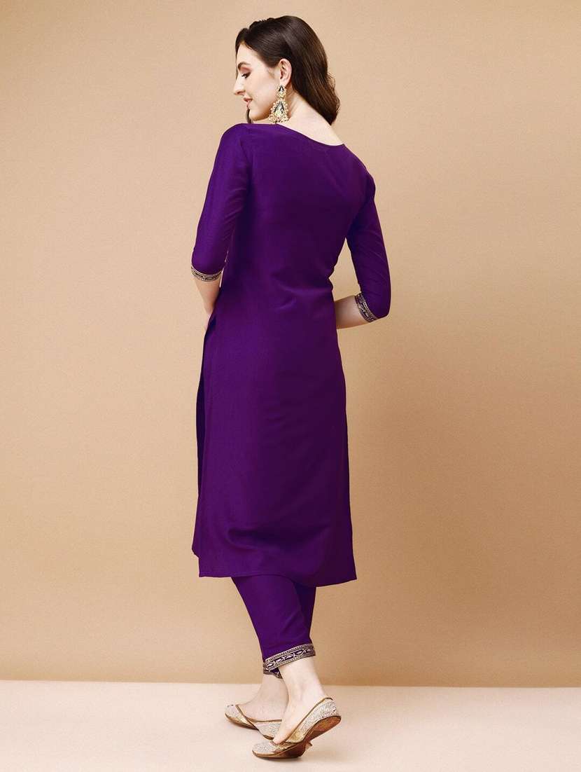 women kurta pant set with dupatta - 21309023 -  Standard Image - 3