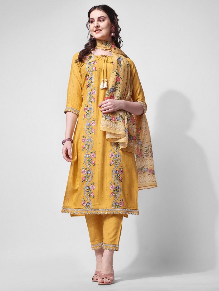 women kurta pant set with dupatta - 21309051 -  Zoom Image - 0