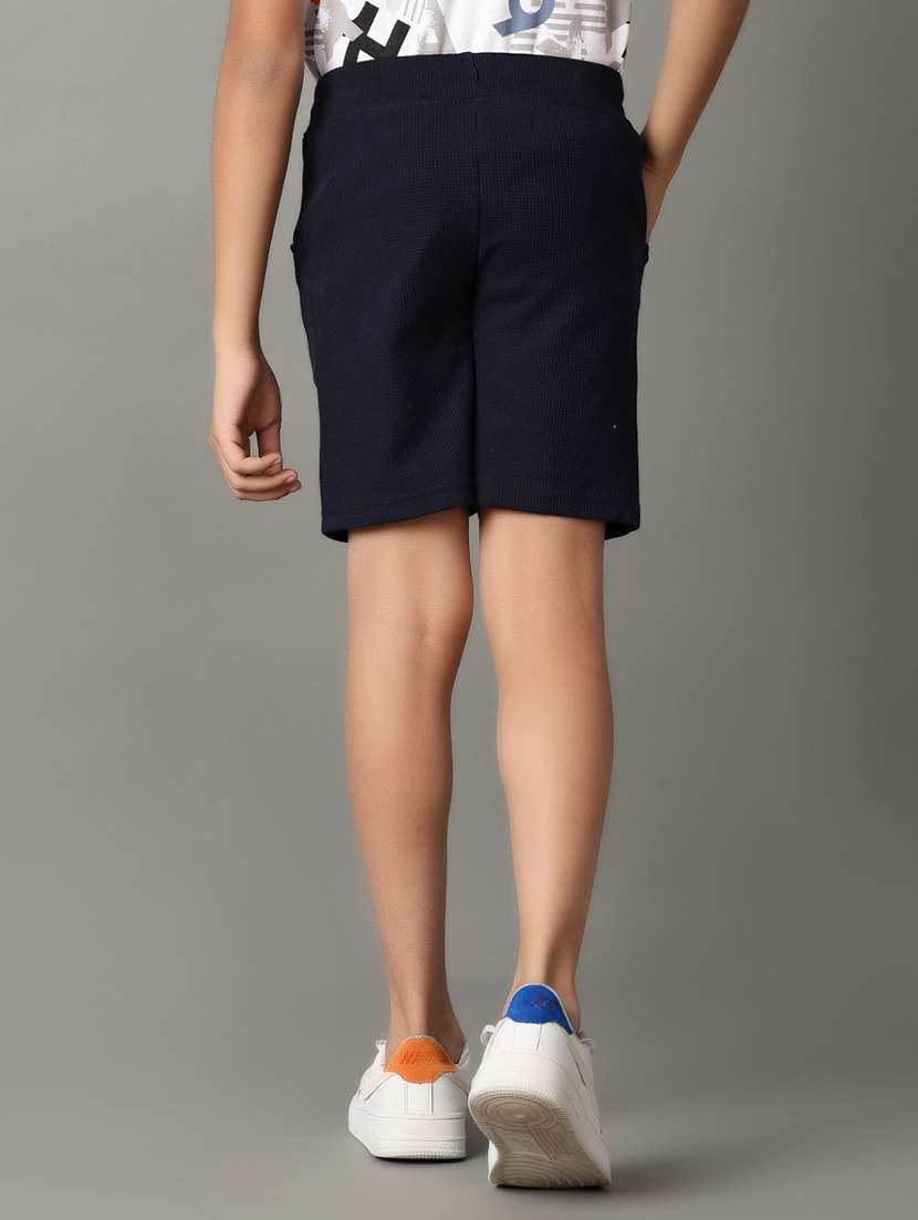 boys mid-rise solid three-fourth - 21311026 -  Standard Image - 3