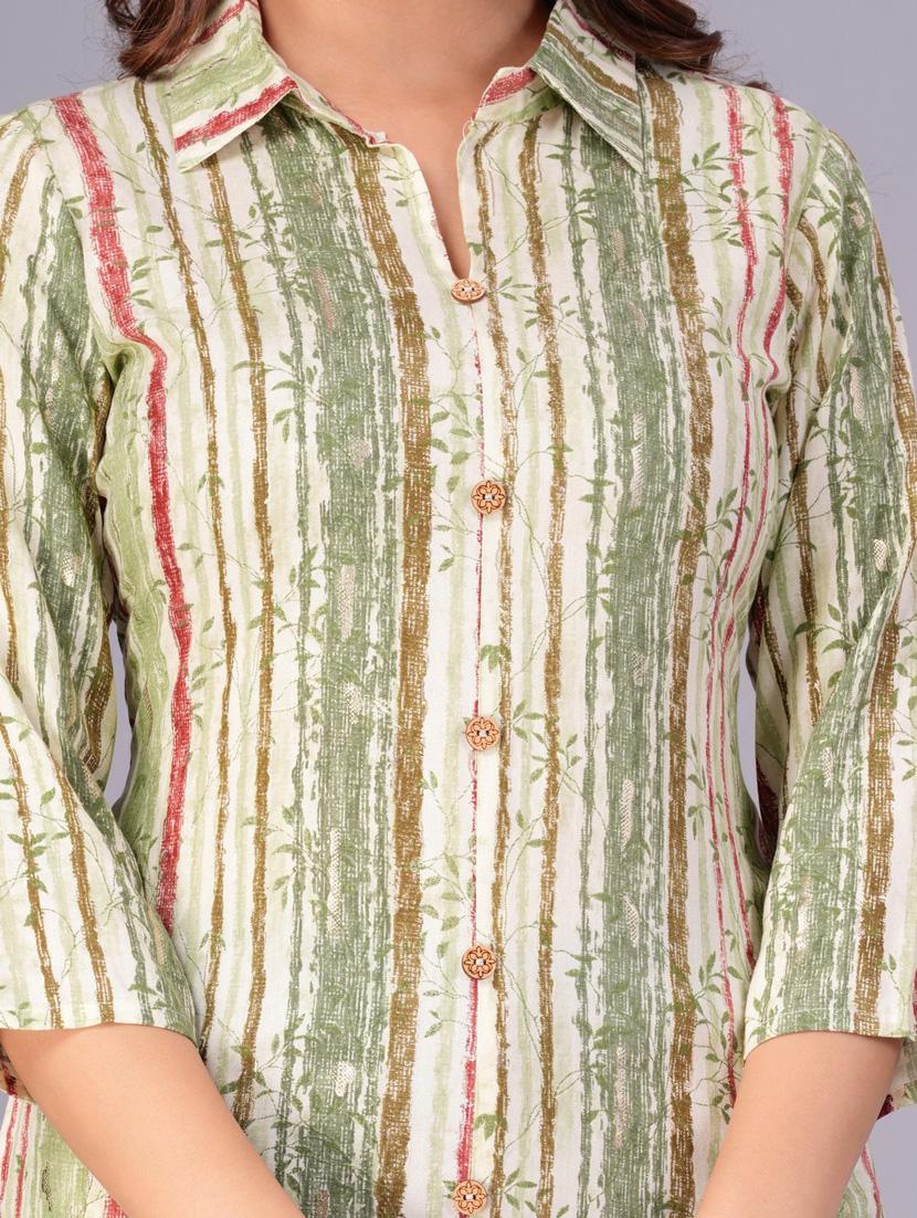 women three quarter sleeve straight kurta - 21313600 - Standard Image - 5