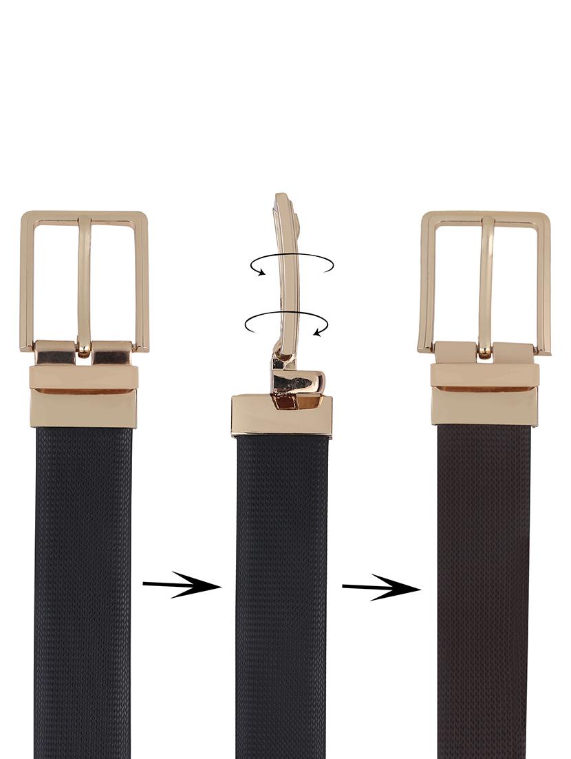 black leather belt - 21313807 - Standard Image - 3