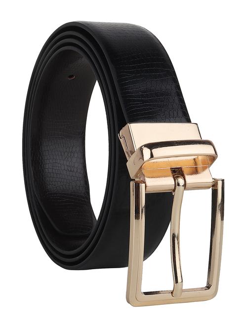black leather belt - 21313810 -  Standard Image - 0