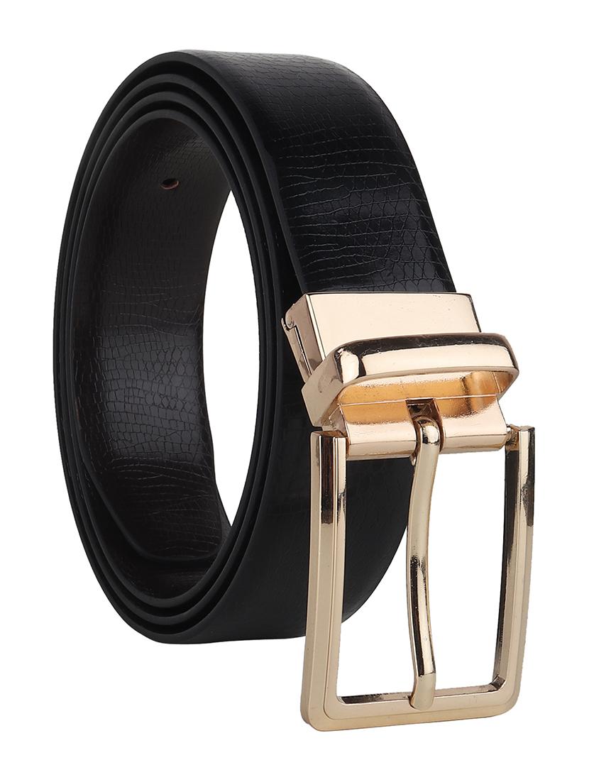 black leather belt - 21313810 -  Zoom Image - 0