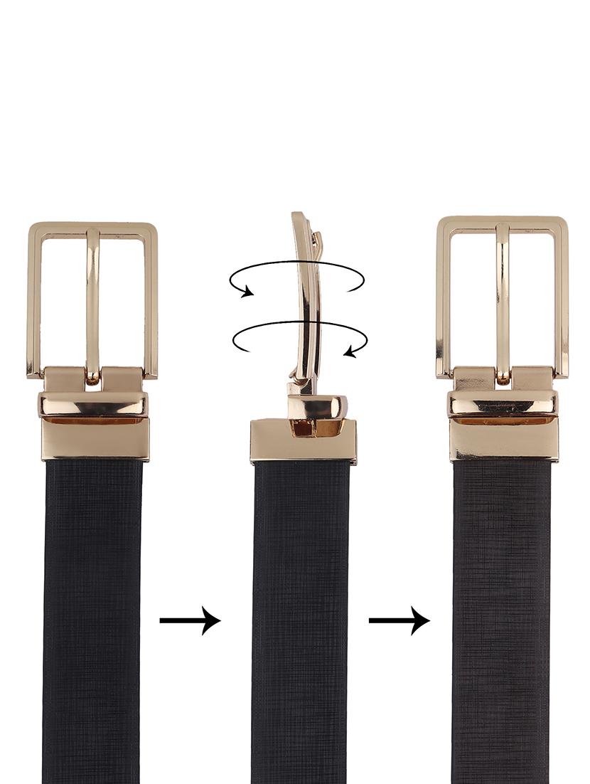 black leather belt - 21313811 - Standard Image - 3