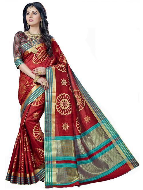 women self design banarasi saree with blouse - 21317922 - Standard Image - 0