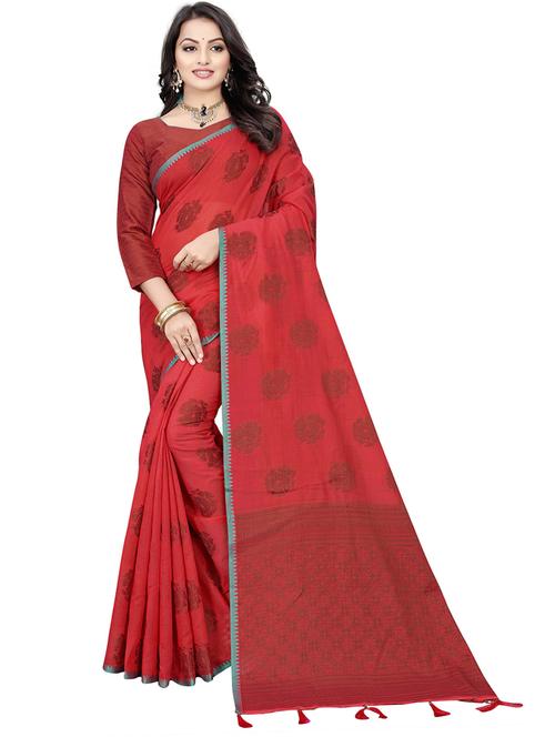 women self design chanderi saree with blouse - 21317926 - Standard Image - 0