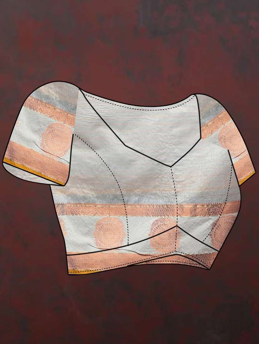 women self design banarasi saree with blouse - 21317943 -  Standard Image - 3