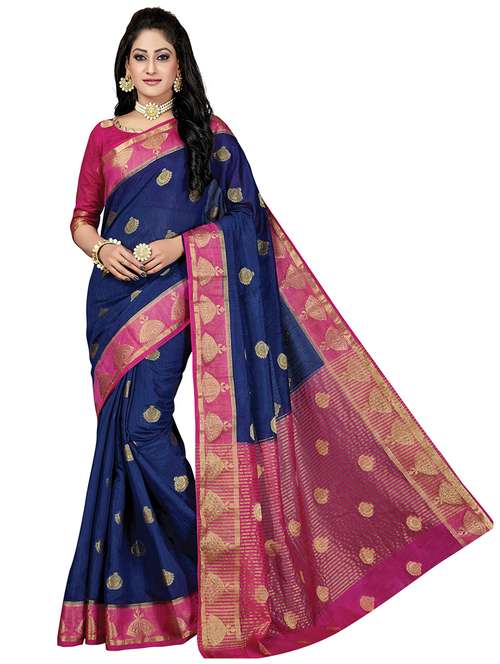women self design banarasi saree with blouse - 21318061 -  Standard Image - 0