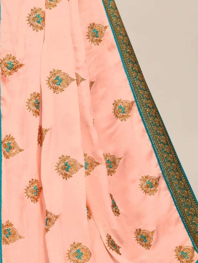 women embroidered saree with blouse - 21318261 - Standard Image - 3