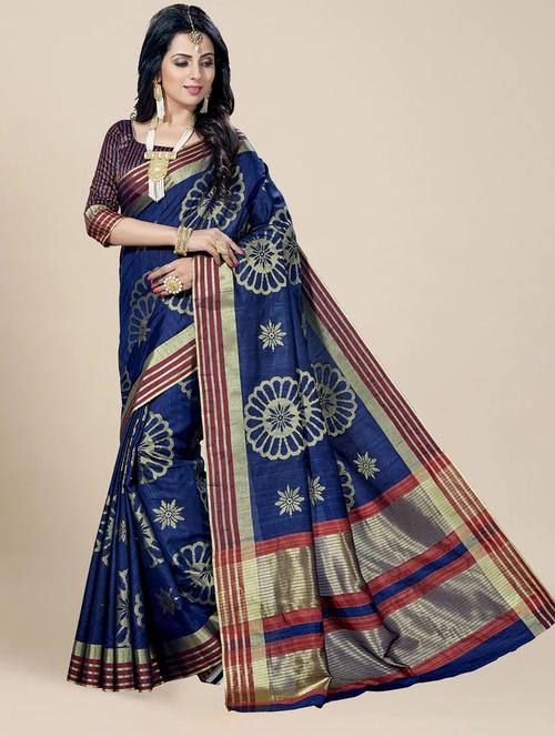 women self design banarasi saree with blouse - 21318684 - Standard Image - 0