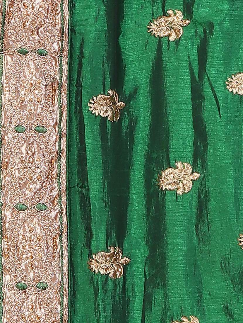 women embroidered half & half saree with blouse - 21318700 -  Standard Image - 3