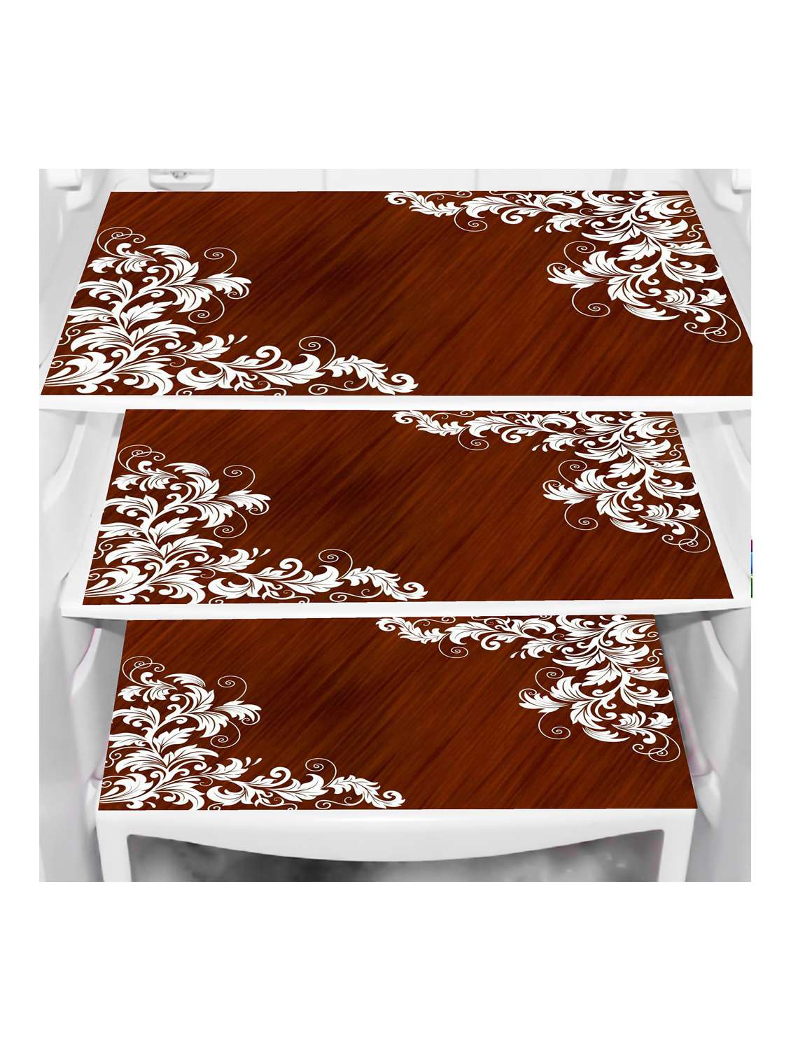 set of printed fridge mats with top cover - 21319557 -  Standard Image - 3