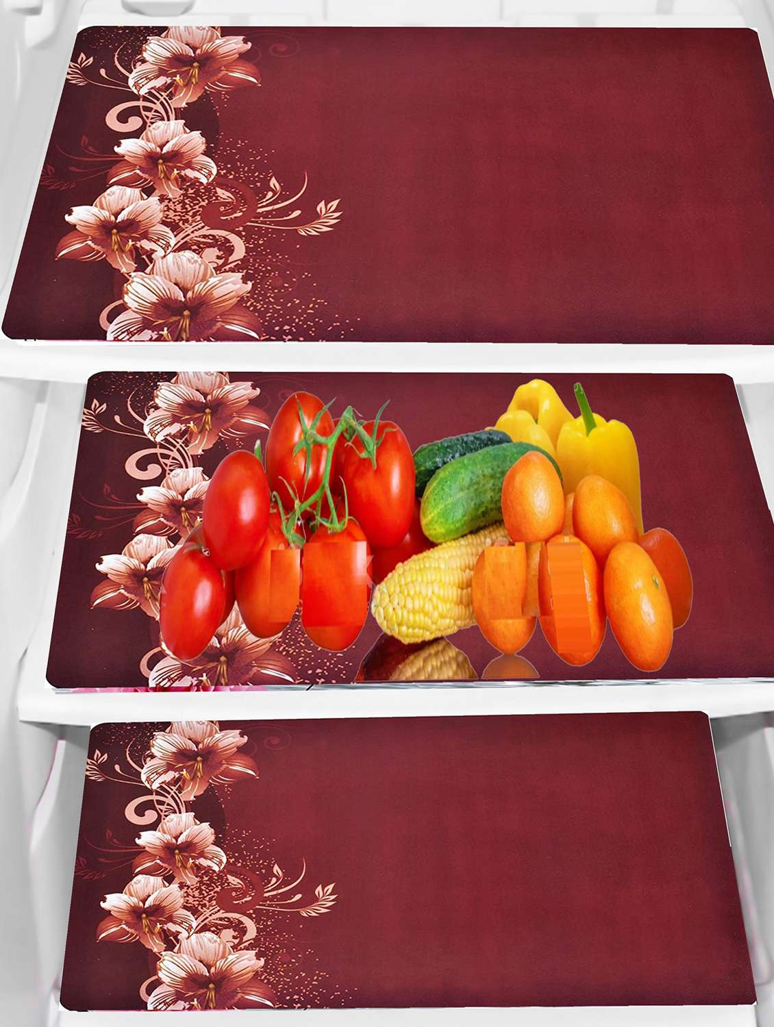 pack of 3 fridge mats