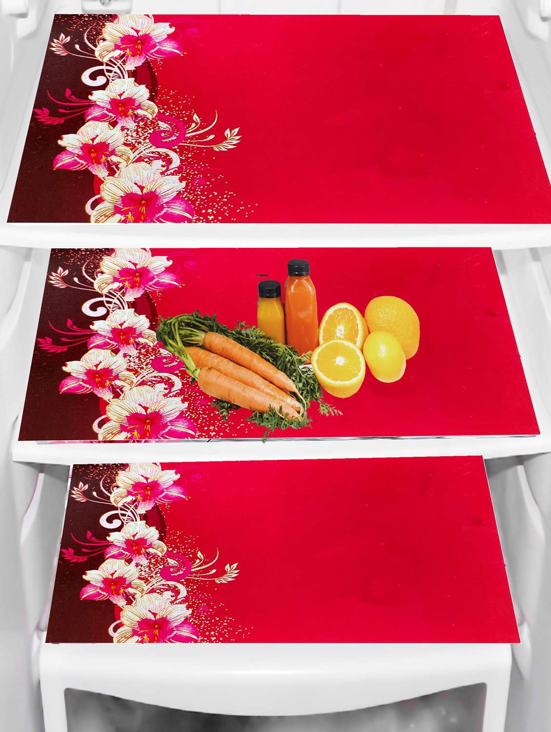 pack of 3 fridge mats