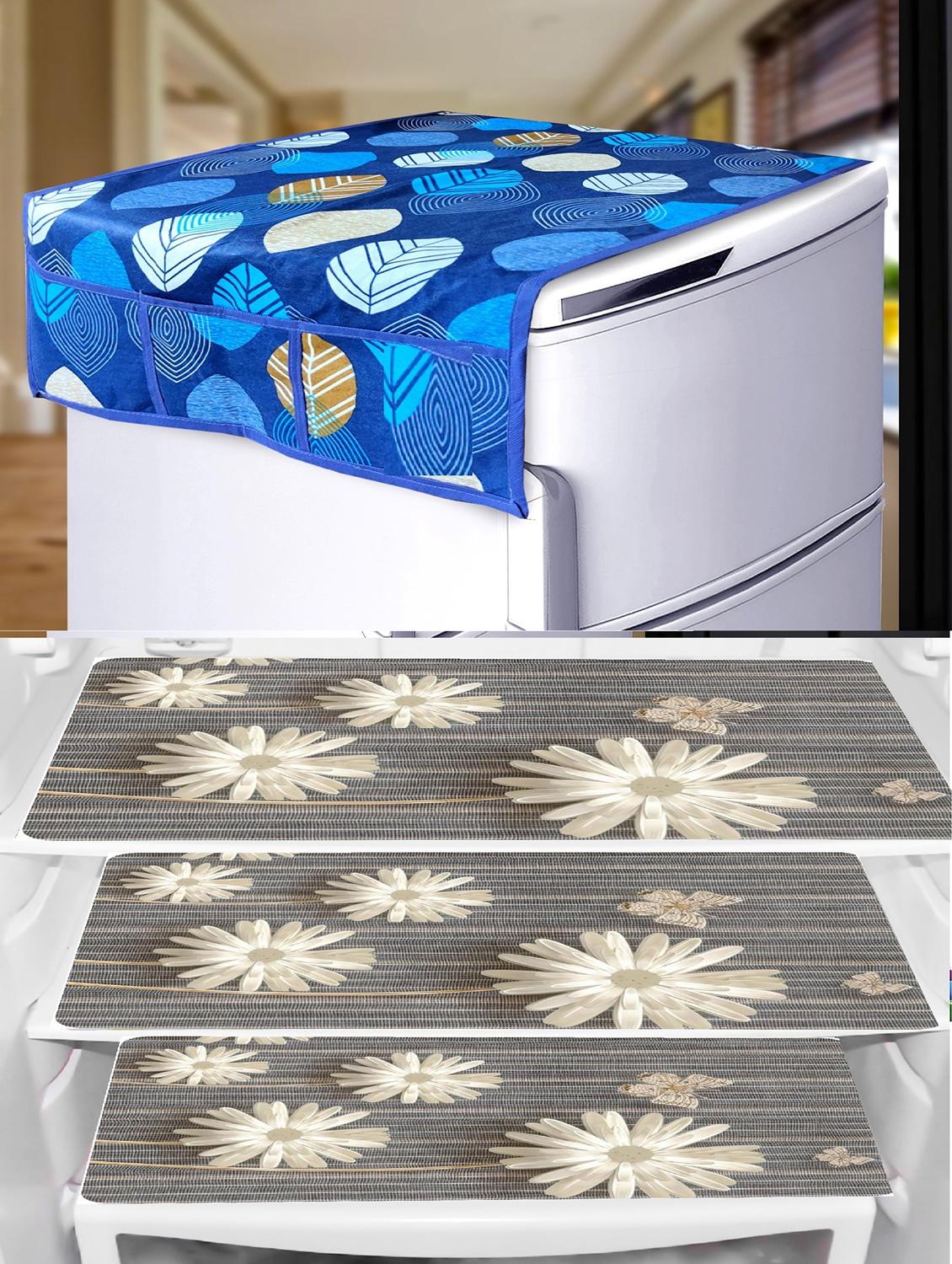 set of printed fridge mats with top cover - 21319628 - Zoom Image - 0
