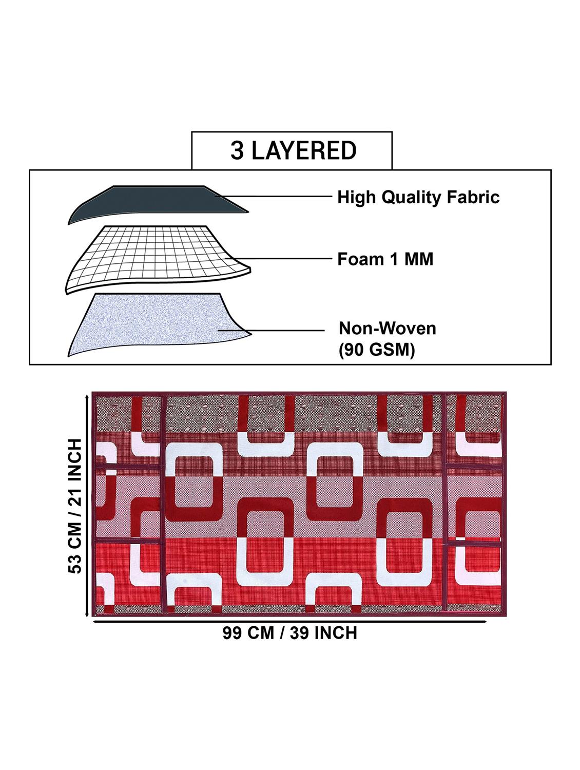 fridge top cover with 3 mats - 21319674 - Standard Image - 3