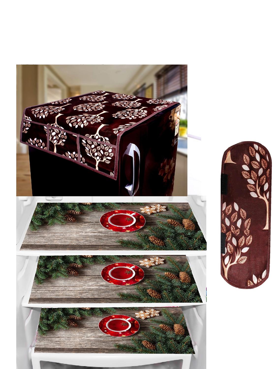 set of printed fridge mats with top cover - 21319693 - Zoom Image - 0