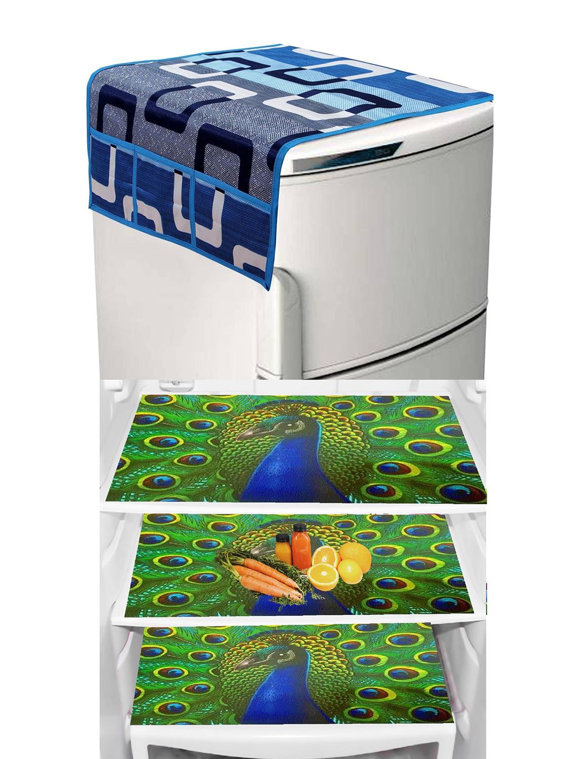 set of printed fridge mats with top cover - 21319714 - Zoom Image - 0