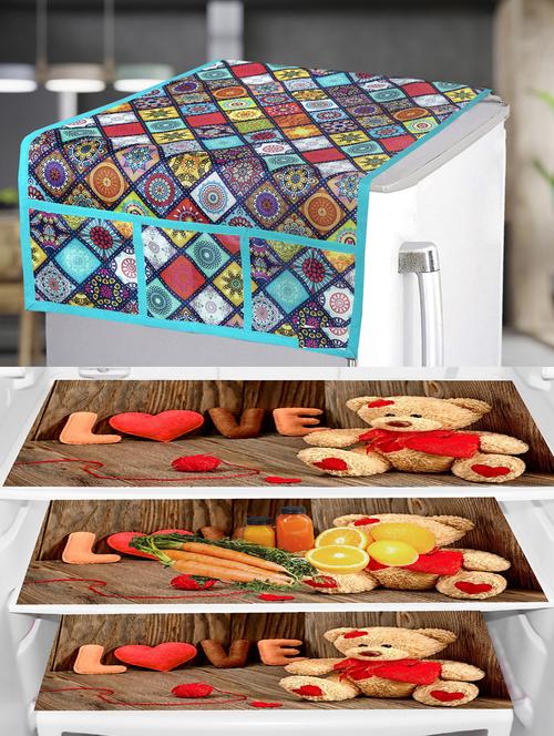 fridge top cover with 3 mats - 21319715 -  Standard Image - 0