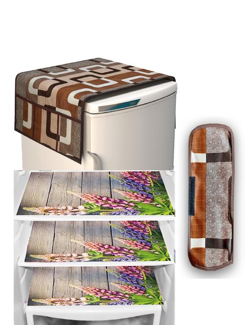 set of printed fridge top cover - 21319746 - Standard Image - 0