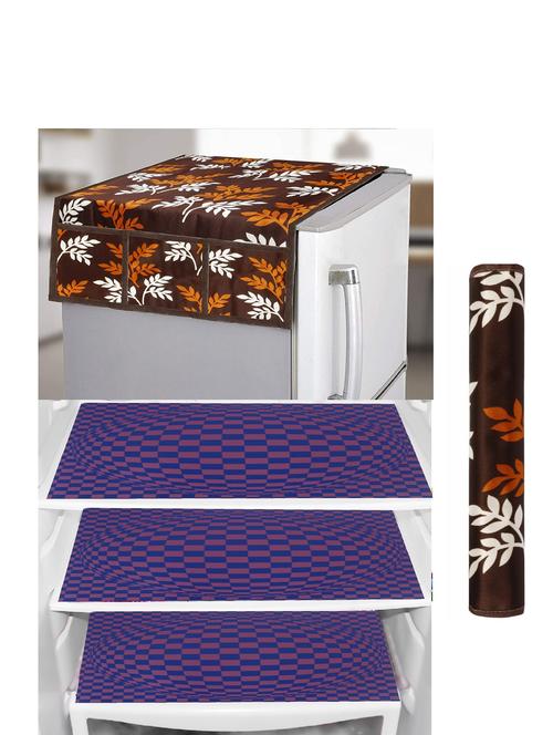 set of printed fridge mats with top cover - 21319753 - Standard Image - 0