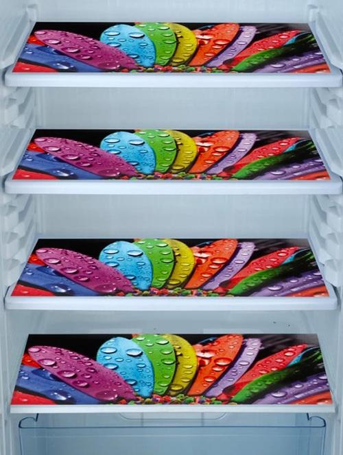 set of printed fridge mats - 21319779 - Standard Image - 0