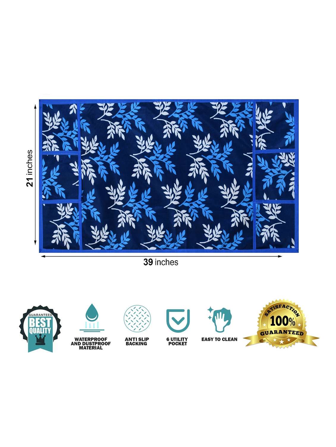 set of printed fridge mats with top cover - 21319812 -  Standard Image - 3